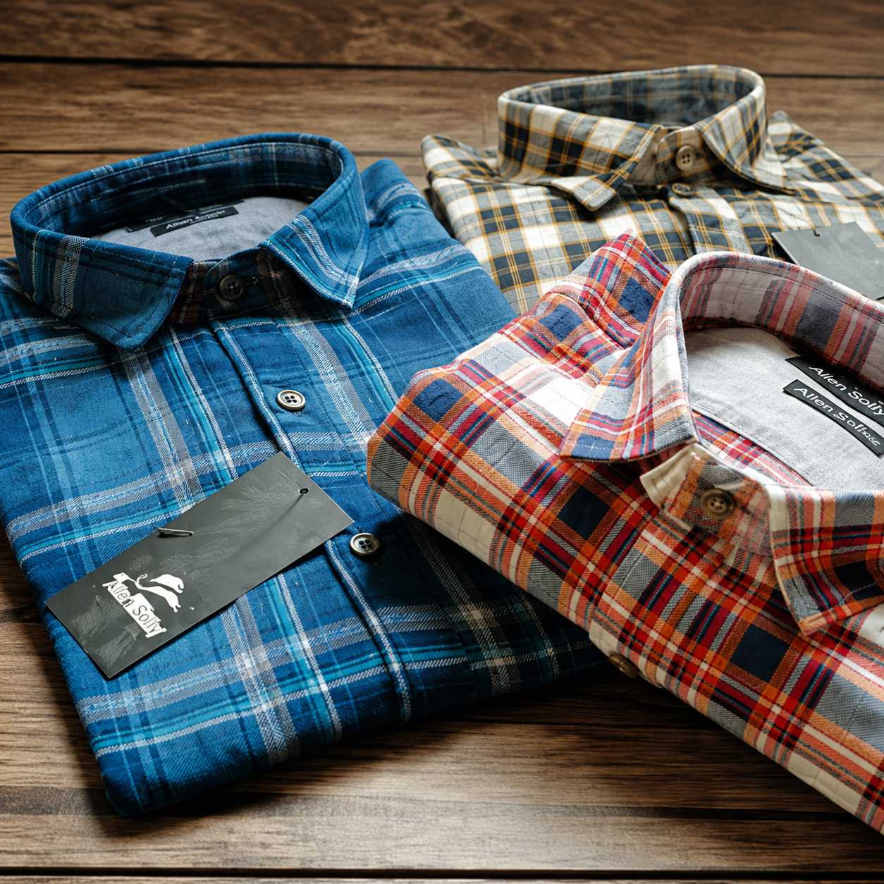 Mens check Shirts in Pack of 4
