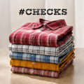 Mens check Shirts in Pack of 4